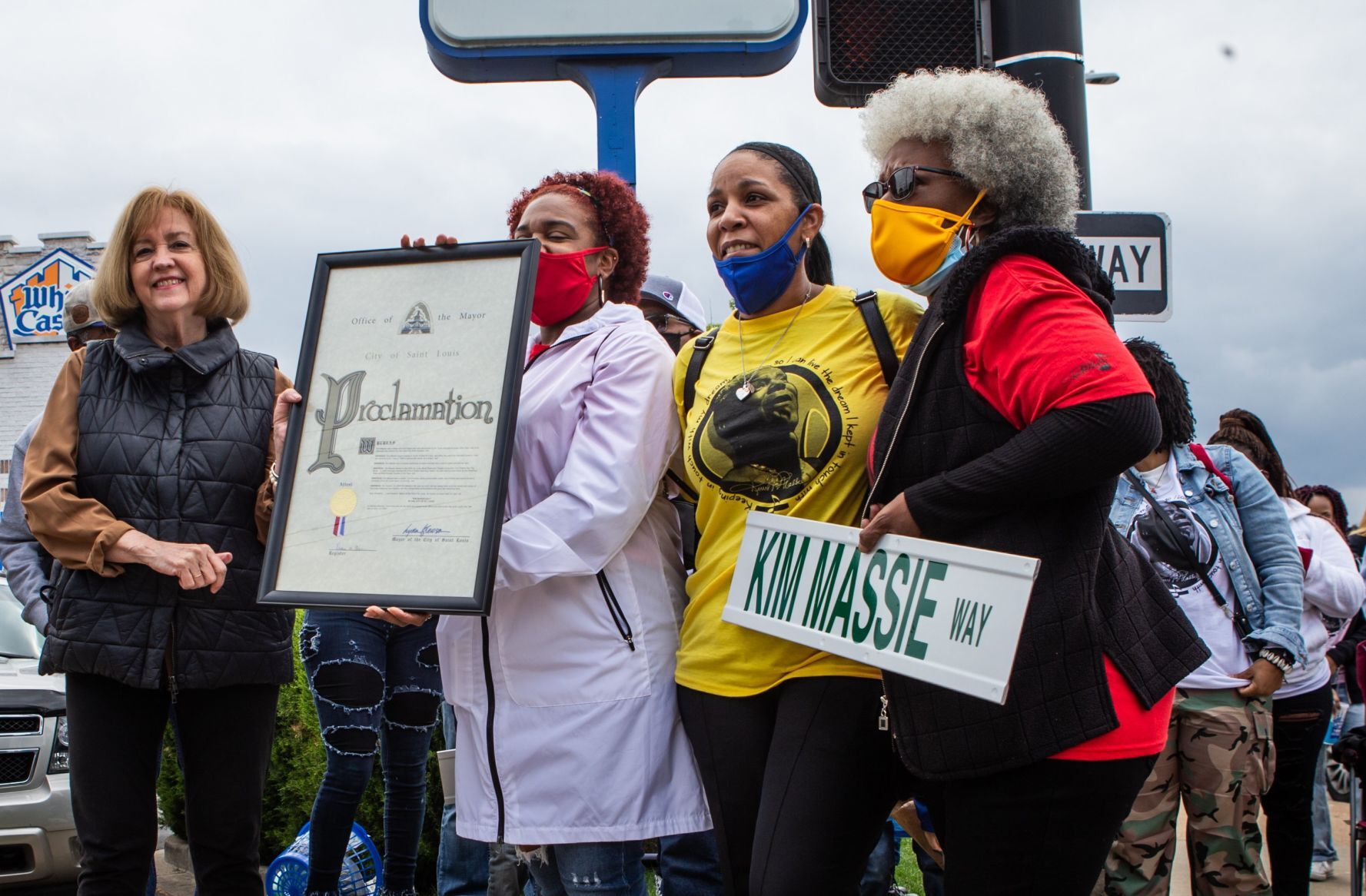 Family, friends and fans honor St. Louis singer Kim Massie with street dedication